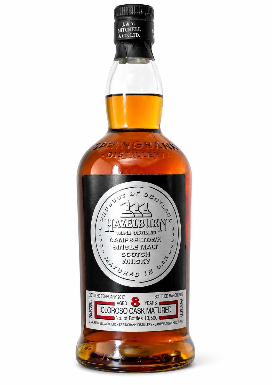 Hazelburn 8 Years Old Oloroso Cask Matured 2025 Limited Edition