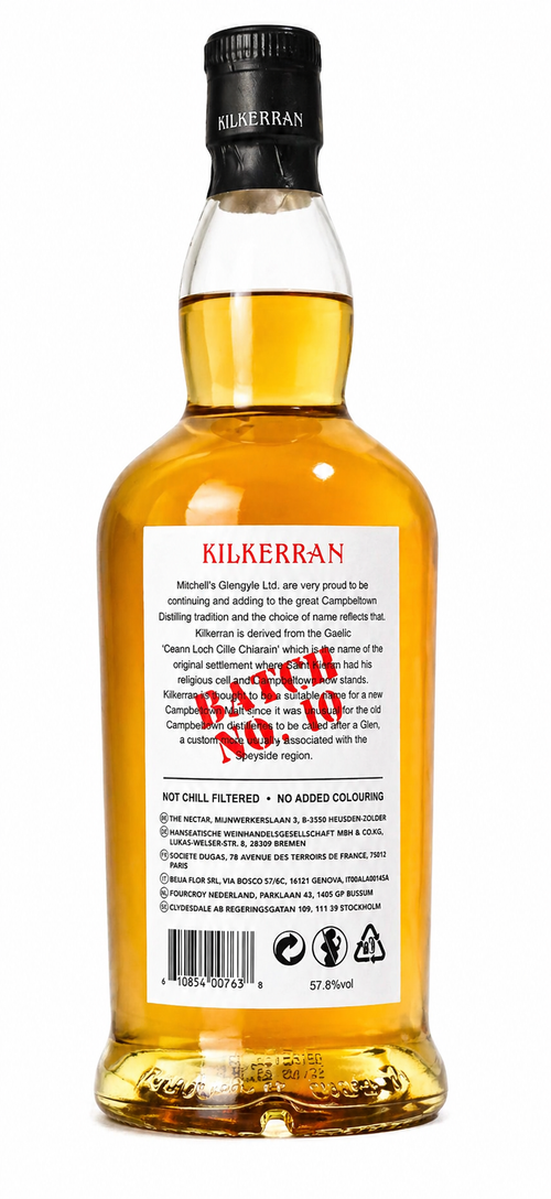 Kilkerran Heavily Peated Batch 10 – Campbeltown Single Malt – 57,8% vol