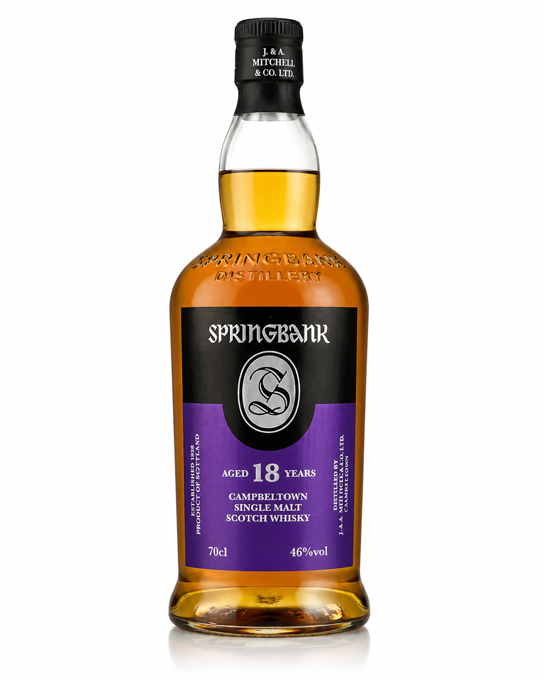Springbank 18 Years – Campbeltown Single Malt Scotch Whisky 46% Vol.