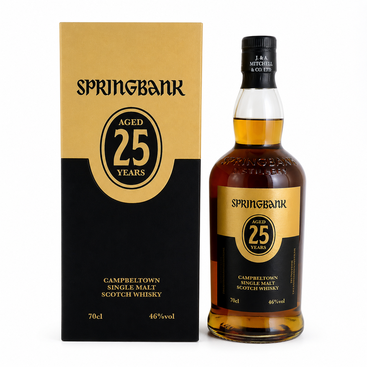 Springbank 25 Years Campbeltown Single Malt Scotch Whisky 46% Vol.