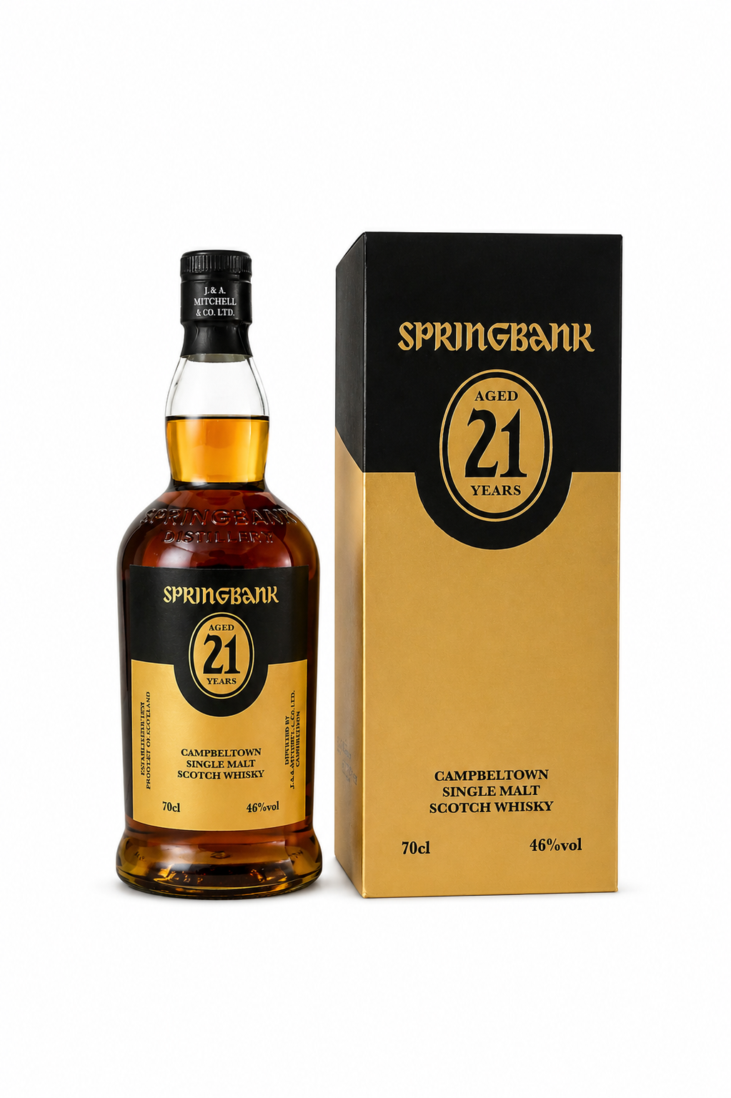 Springbank 21 Jahre Limited Edition Campbeltown Single Malt Scotch Whisky 46% 0,7L