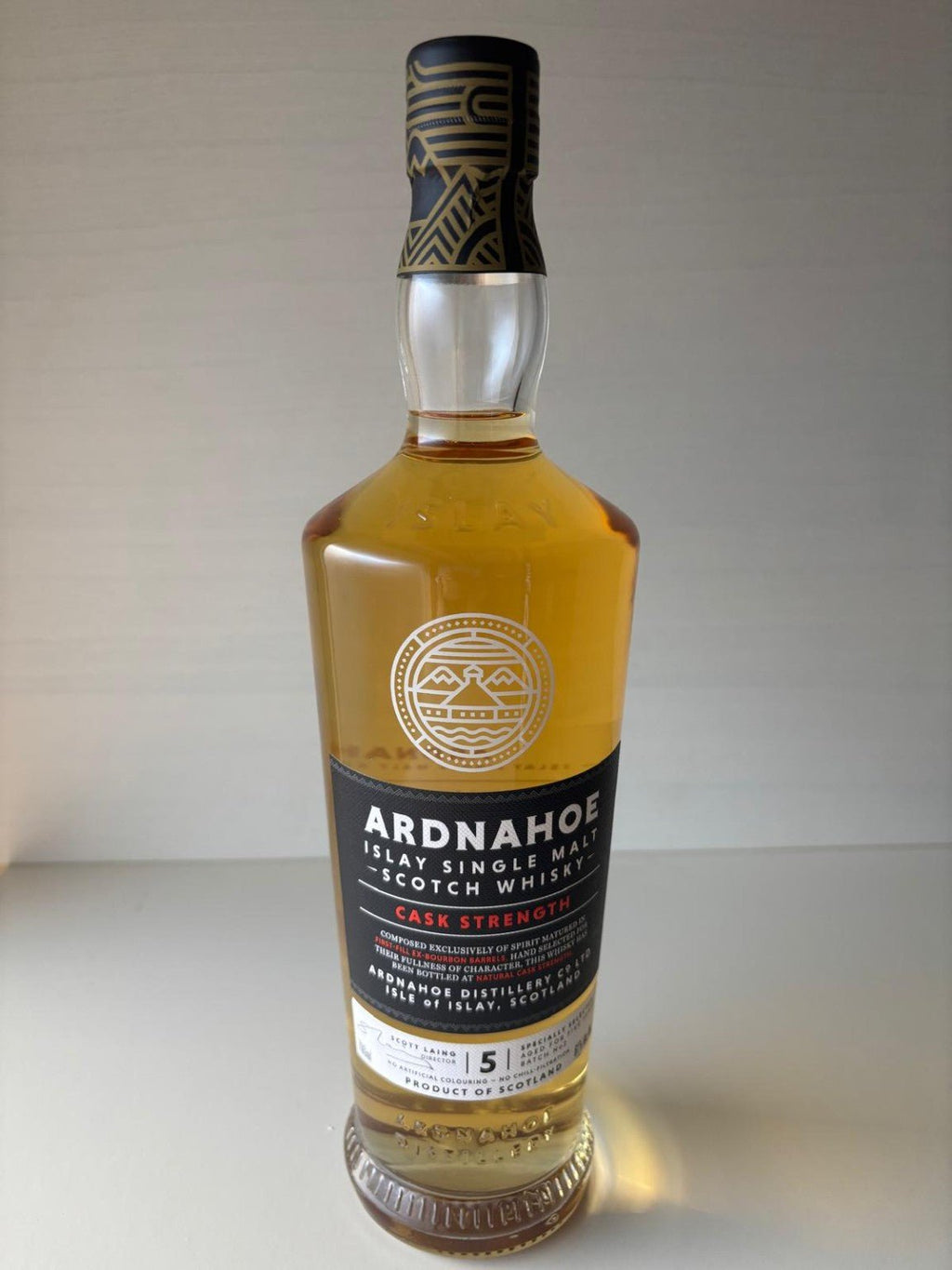 Ardnahoe Cask Strength · Islay Single Malt Scotch Whisky · 0,7 l ,61 % - Ahr Valley Whisky Cask Selection
