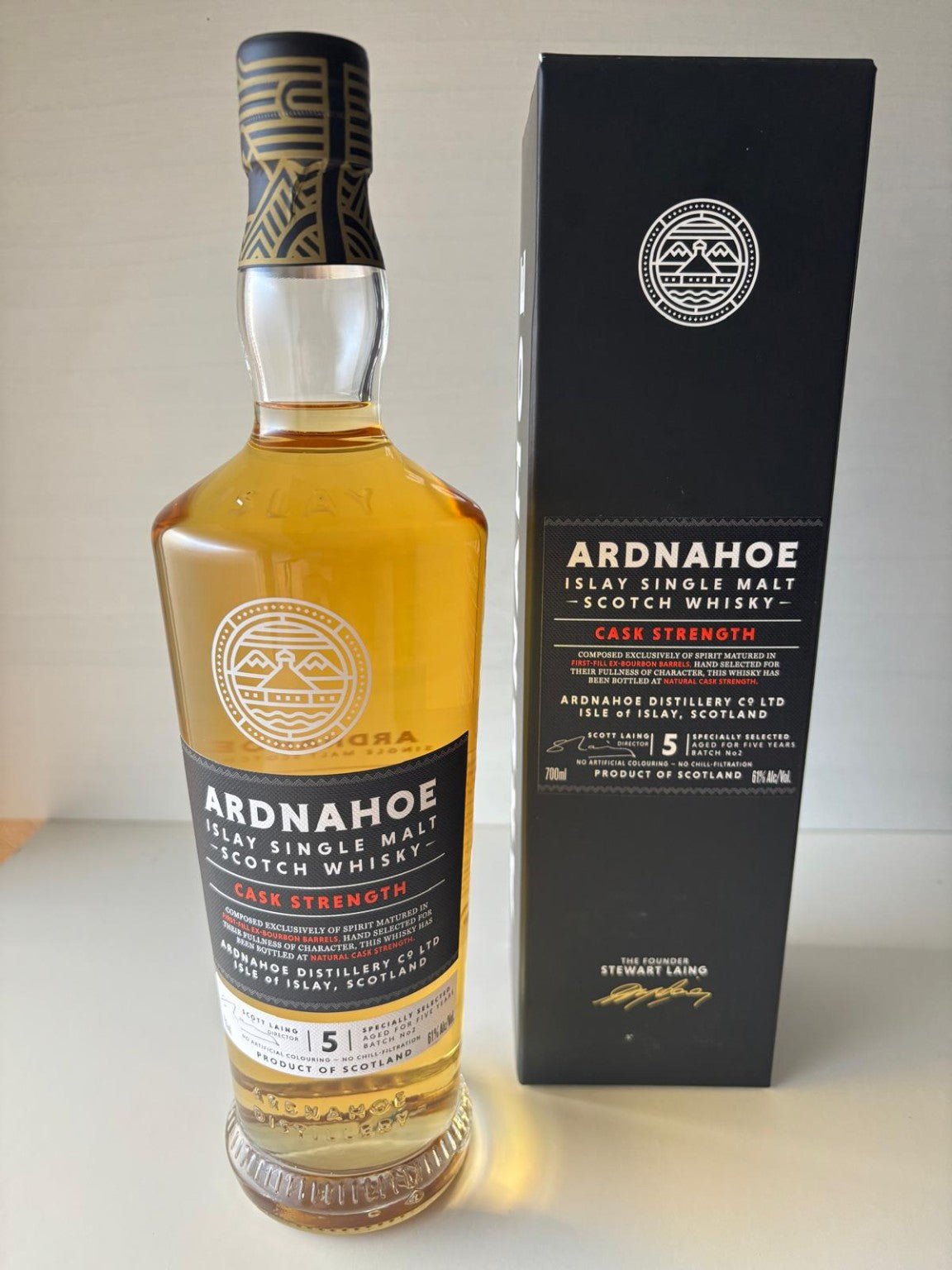 Ardnahoe Cask Strength · Islay Single Malt Scotch Whisky · 0,7 l ,61 % - Ahr Valley Whisky Cask Selection