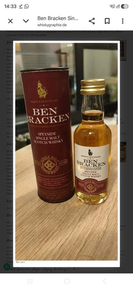 Ben Bracken Speyside – Miniatur 5 cl – 40 % Vol.