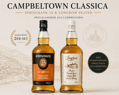 Campbeltown Classica – Springbank 10 & Longrow Peated - Ahr Valley Whisky Cask Selection