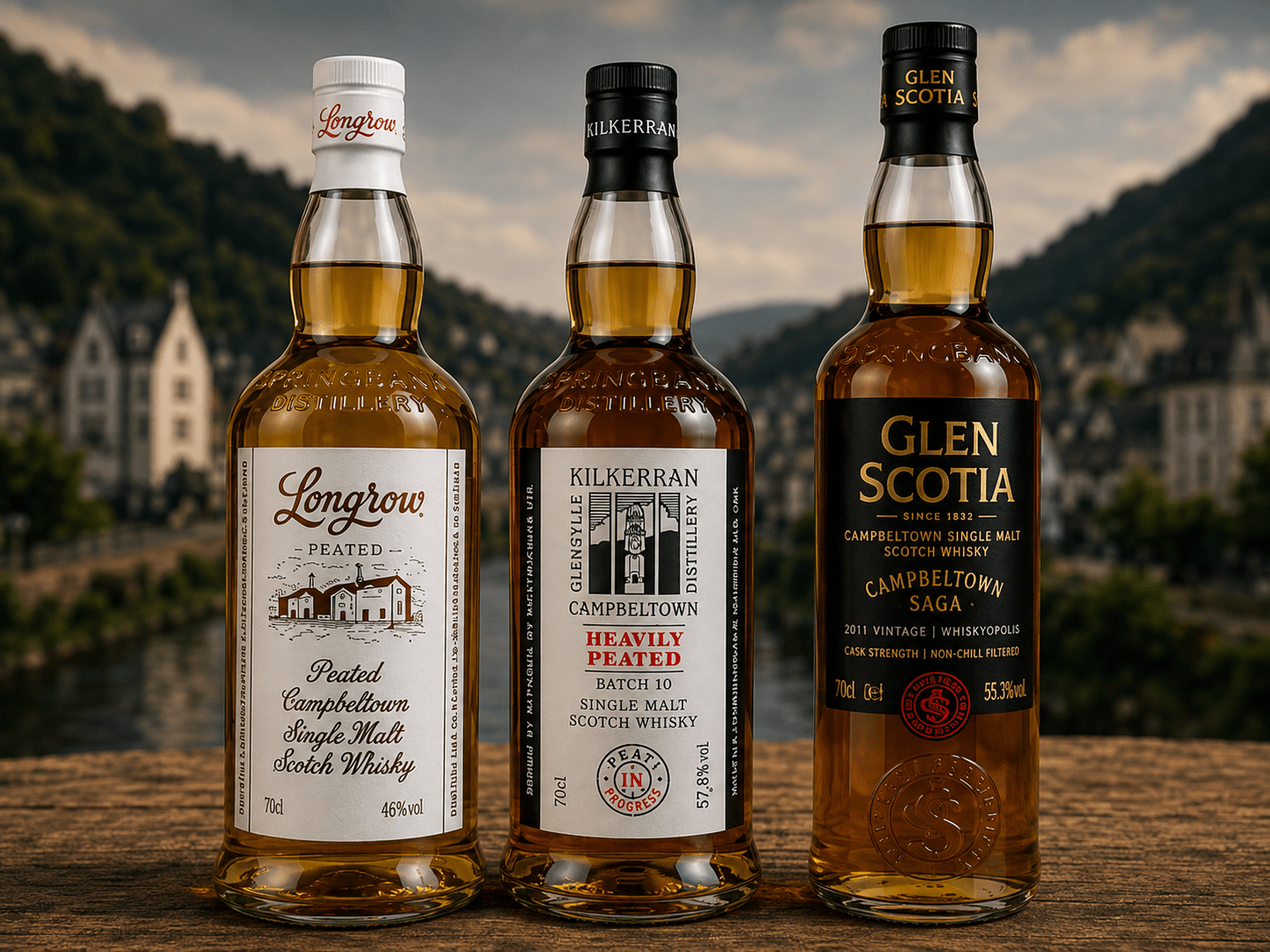 Campbeltown Rauch-Trio – Longrow Peated, Kilkerran Heavily Peated & Glen Scotia - Ahr Valley Whisky Cask Selection