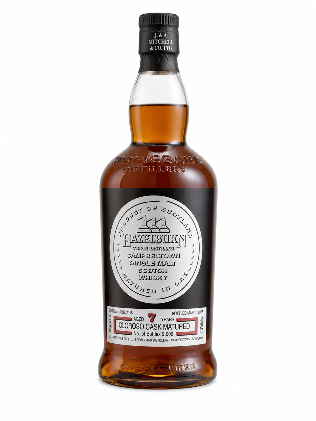 Hazelburn 7 Jahre Oloroso Cask Matured 2026 – 47,9 % vol.