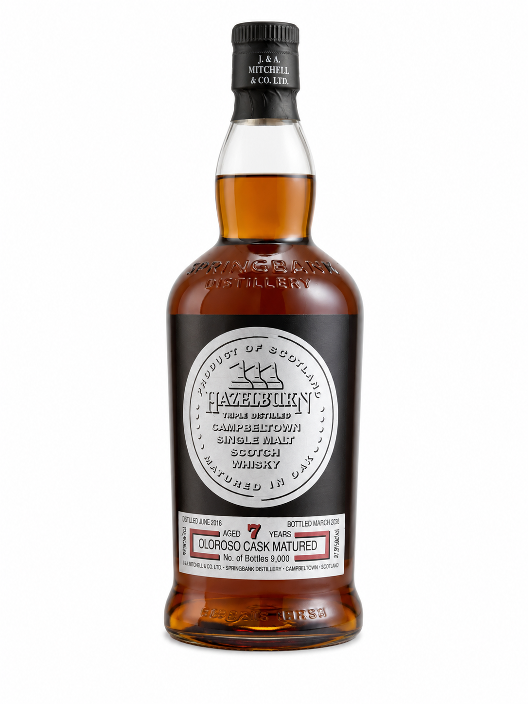 Hazelburn 7 Jahre Oloroso Cask Matured 2026 – 47,9 % vol.