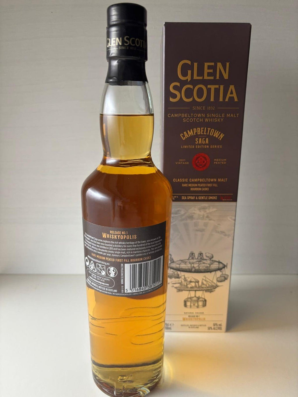 Glen Scotia Campbeltown Saga Release No. 1 Whiskypopolis · 0,7 l · 50 % - Ahr Valley Whisky Cask Selection