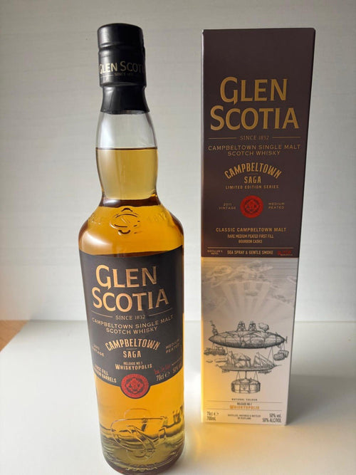 Glen Scotia Campbeltown Saga Release No. 1 Whiskypopolis · 0,7 l · 50 % - Ahr Valley Whisky Cask Selection