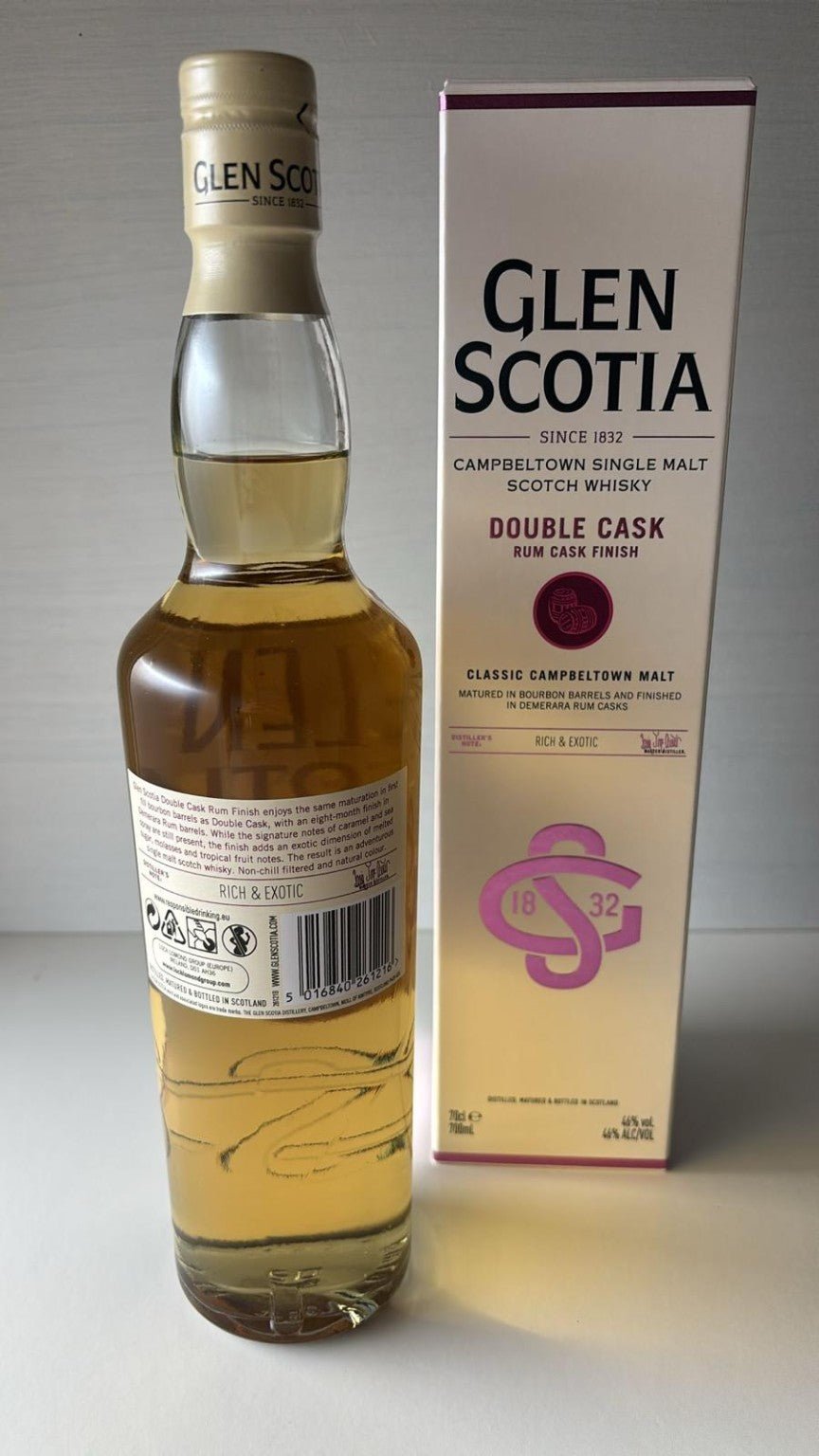 Glen Scotia Double Cask Rum Cask Finish Flasche Vorderseite