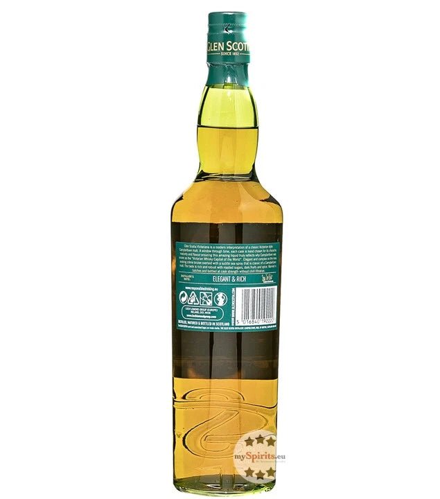 Glen Scotia Victoriana Campbeltown Single Malt Scotch Whisky – Flasche Rückseite