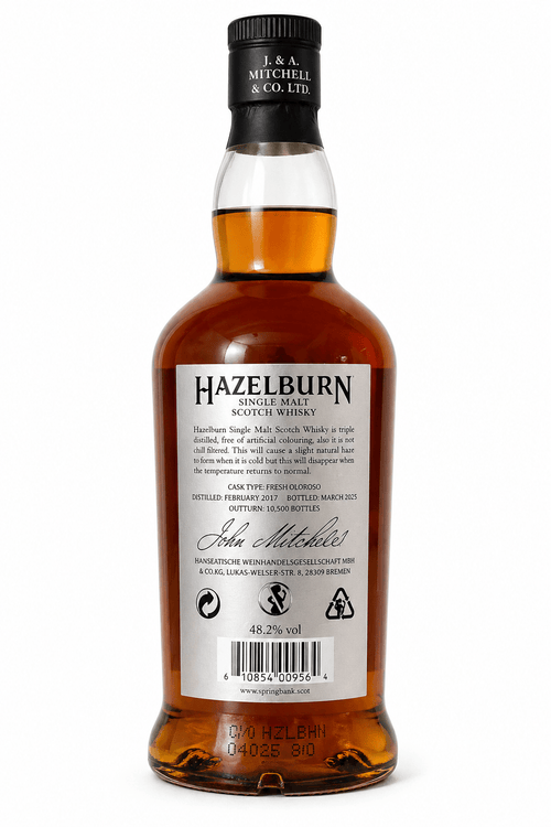 Hazelburn 8 Years Old Oloroso Cask Matured 2025 Limited Edition - Ahr Valley Whisky Cask Selection