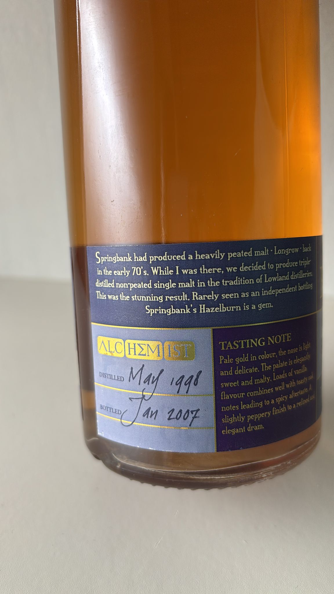 Hazelburn Sauternes 8 Jahre – Springbank Campbeltown Single Malt Scotch Whisky - Ahr Valley Whisky Cask Selection
