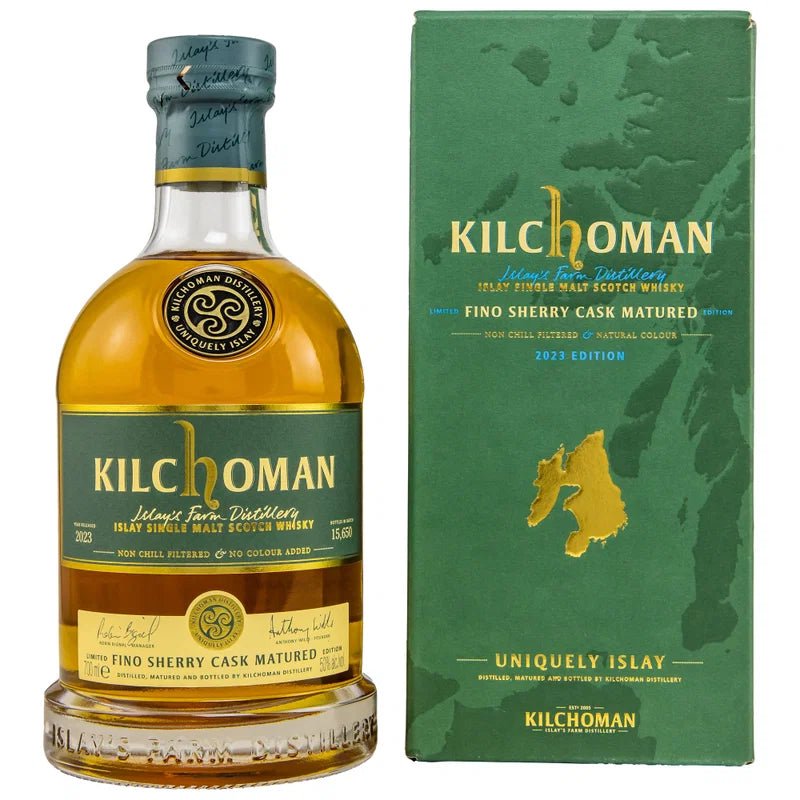 Kilchoman Fino Sherry Cask Matured 2023 Limited Edition – 50 % Vol., 0,7 l - Ahr Valley Whisky Cask Selection
