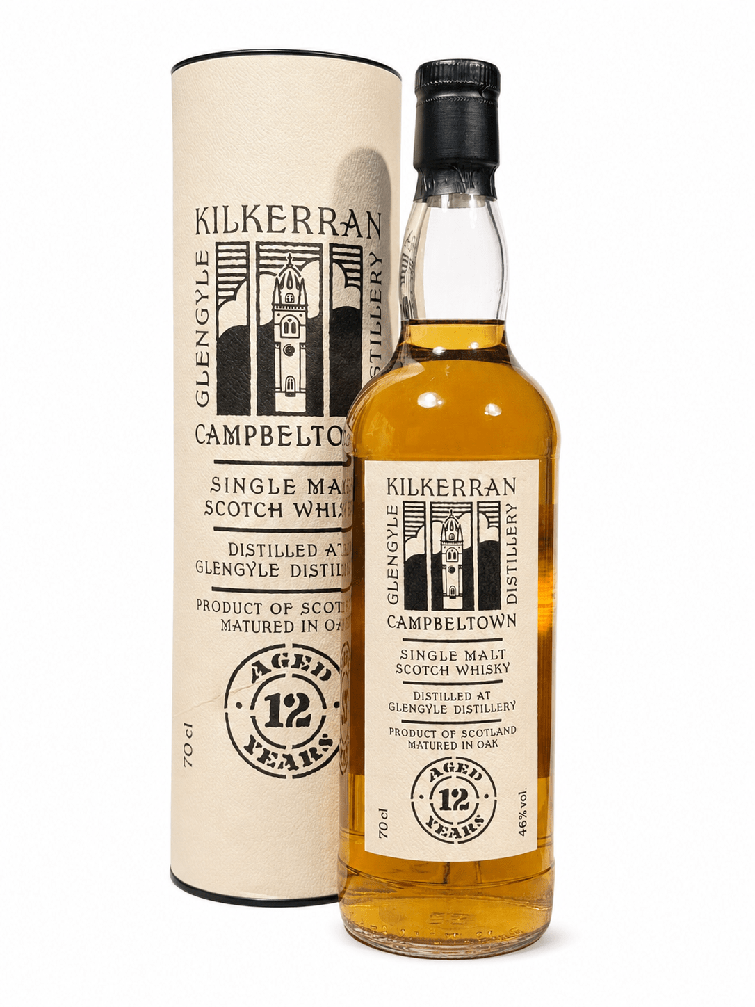 Kilkerran 12 Years – Campbeltown Single Malt Scotch Whisky – 46 % vol – 0,7 l - Ahr Valley Whisky Cask Selection