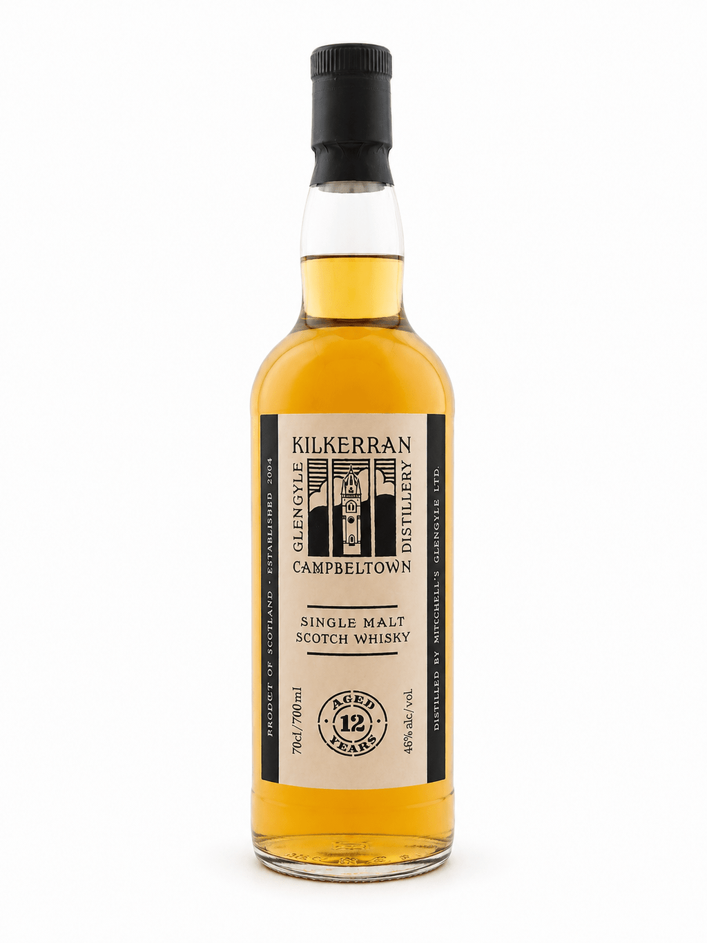 Kilkerran 12 Years – Campbeltown Single Malt Scotch Whisky – 46 % vol – 0,7 l - Ahr Valley Whisky Cask Selection
