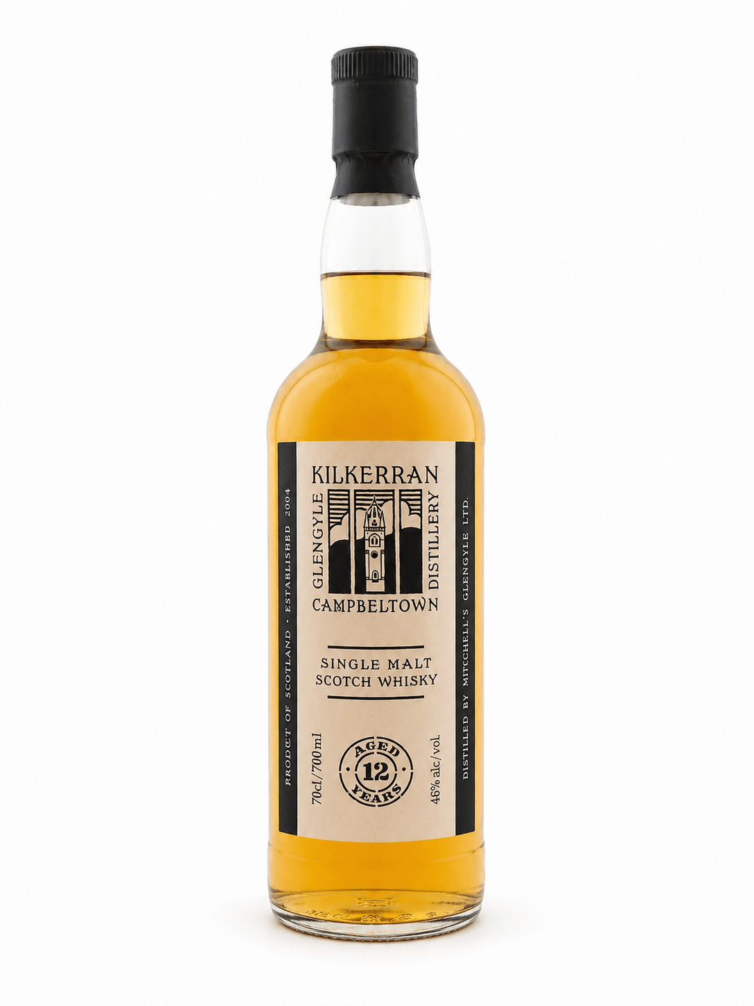 Kilkerran 12 Years – Campbeltown Single Malt Scotch Whisky – 46 % vol – 0,7 l - Ahr Valley Whisky Cask Selection