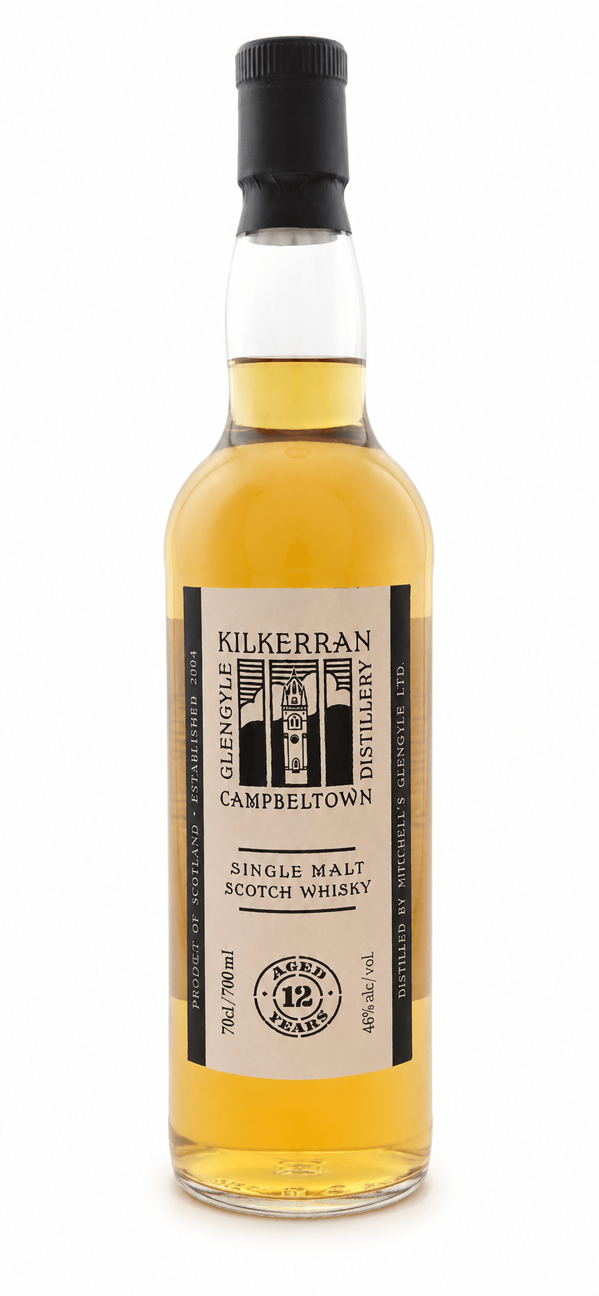 Kilkerran 12 Years – Campbeltown Single Malt Scotch Whisky – 46 % vol – 0,7 l - Ahr Valley Whisky Cask Selection
