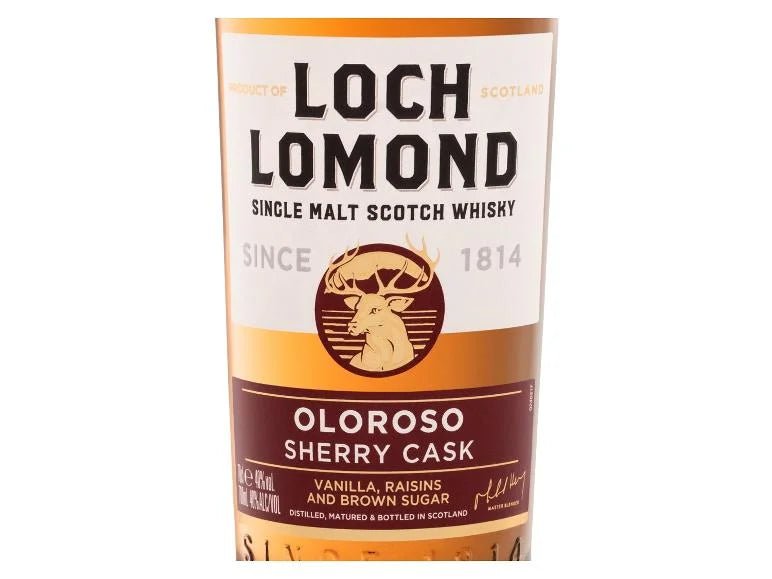 Loch Lomond Oloroso Sherry Casks – 40 % Vol. – 0,7 l - Ahr Valley Whisky Cask Selection