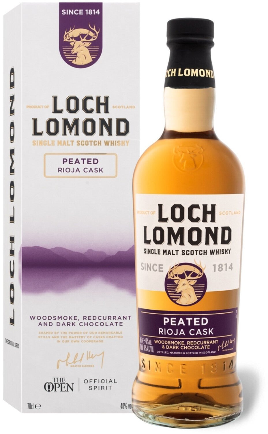 Loch Lomond Peated Rioja Cask – 40 % Vol. – 0,7 l - Ahr Valley Whisky Cask Selection