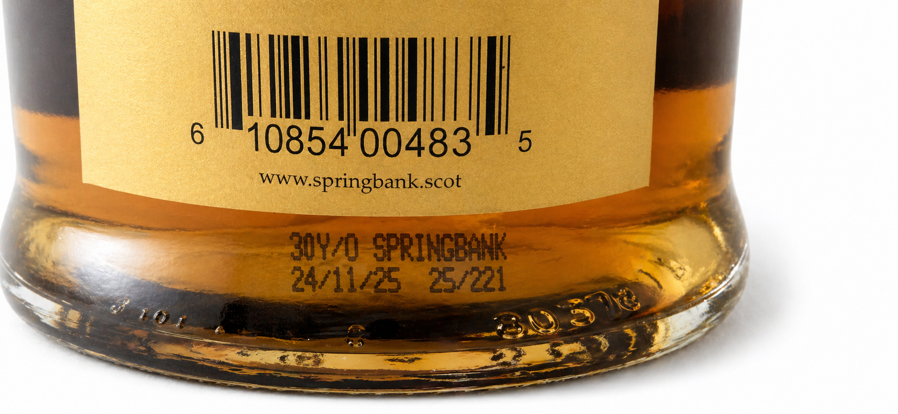 Springbank 30 Jahre Limited Edition Campbeltown Single Malt Scotch Whisky 46% 0,7L mit OVP