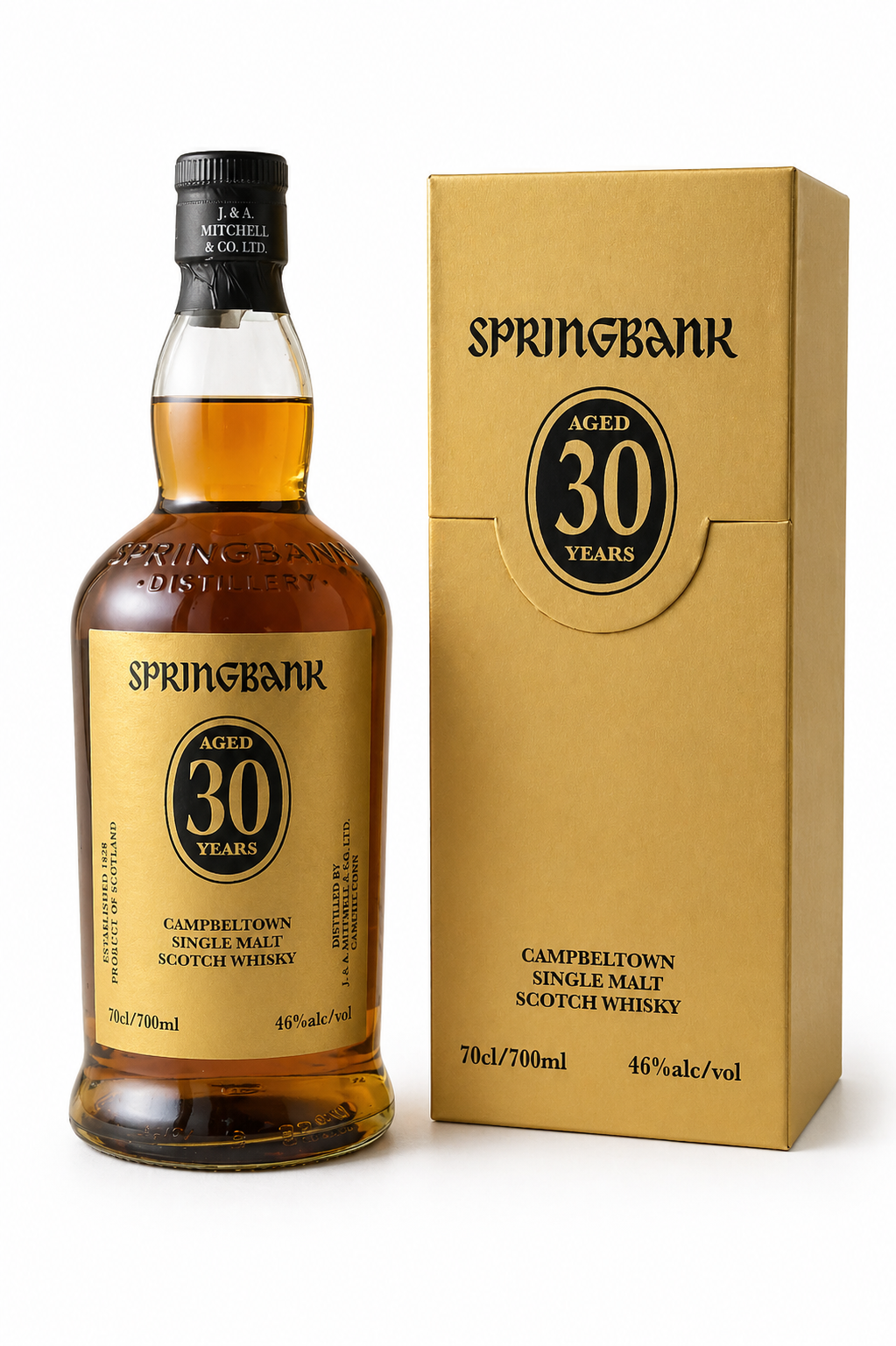 Springbank 30 Jahre Limited Edition Campbeltown Single Malt Scotch Whisky 46% 0,7L mit OVP