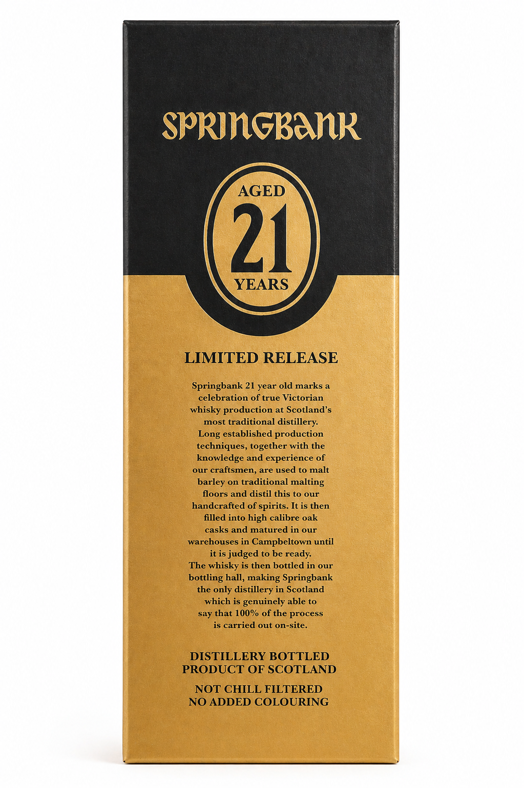Springbank 21 Jahre Limited Edition Campbeltown Single Malt Scotch Whisky 46% 0,7L