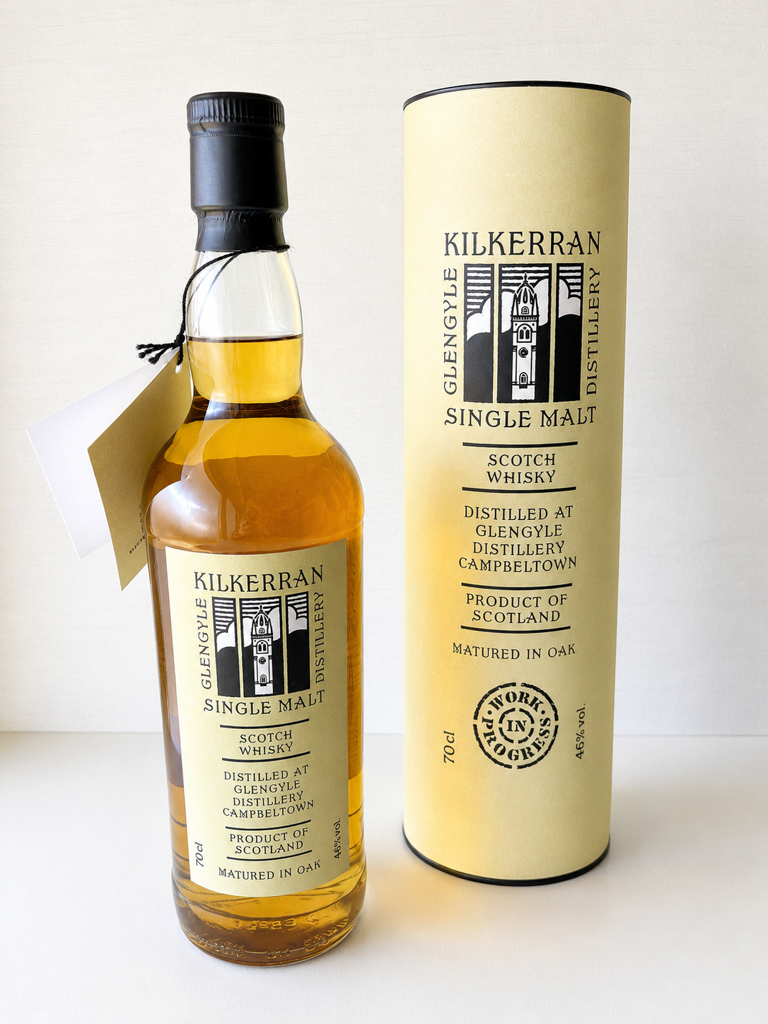 Kilkerran Single Malt Scotch Whisky – Work in Progress Edition – 46% Vol. WIP.Serie