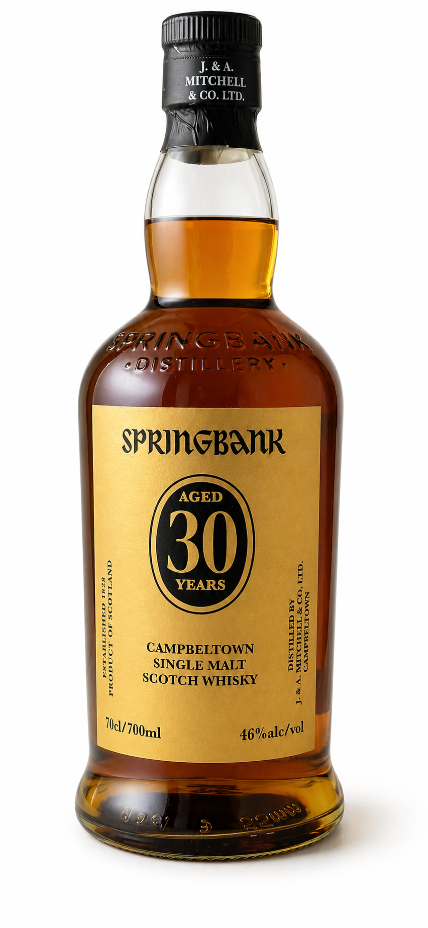 Springbank 30 Jahre Limited Edition Campbeltown Single Malt Scotch Whisky 46% 0,7L mit OVP