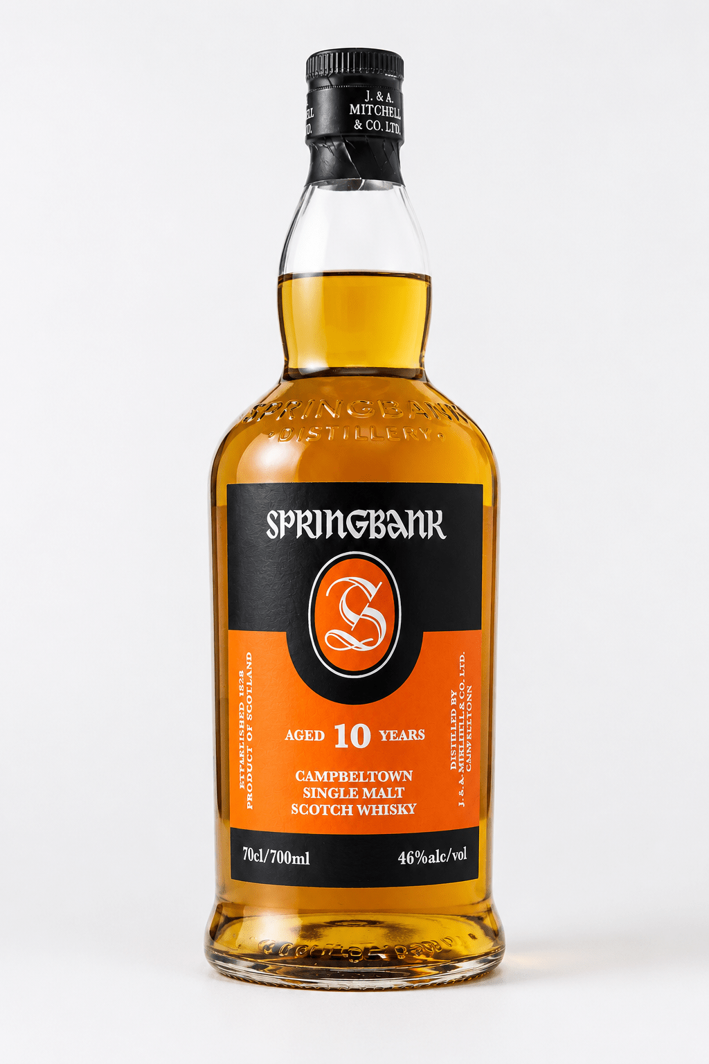 Springbank 10 Years Old – Campbeltown Single Malt – 46% vol - Ahr Valley Whisky Cask Selection