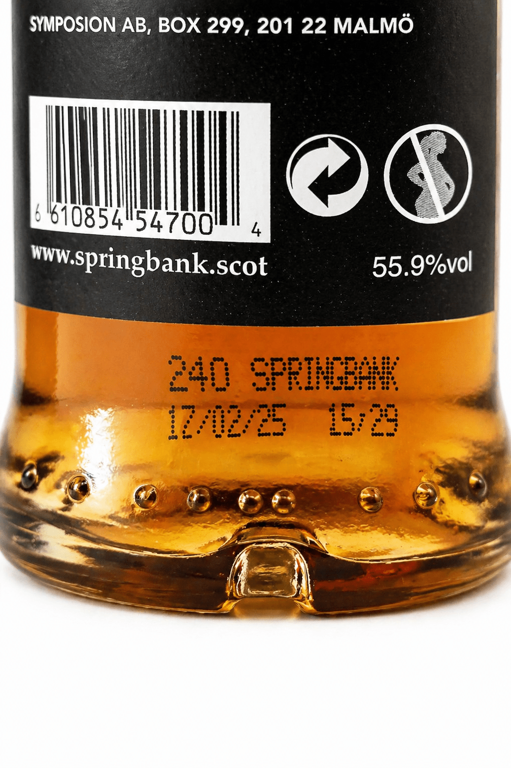 Springbank 12 Years Cask Strength Campbeltown Single Malt Scotch Whisky 55,9% Vol. - Ahr Valley Whisky Cask Selection