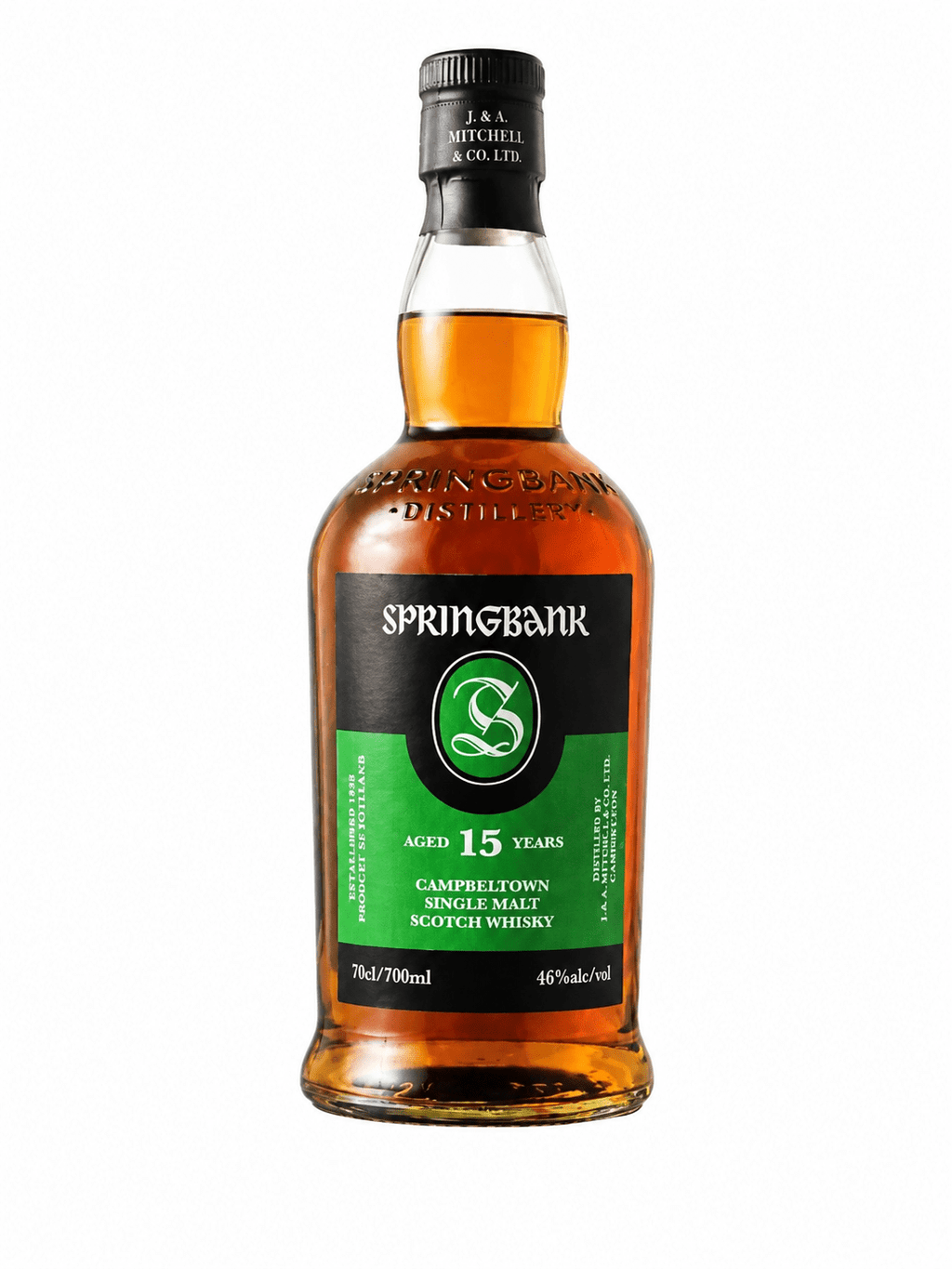 Springbank 15 Years Old – Campbeltown Single Malt – 46% vol - Ahr Valley Whisky Cask Selection