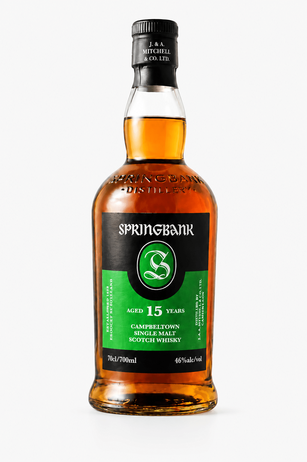 Springbank 15 Years Old – Campbeltown Single Malt – 46% vol - Ahr Valley Whisky Cask Selection