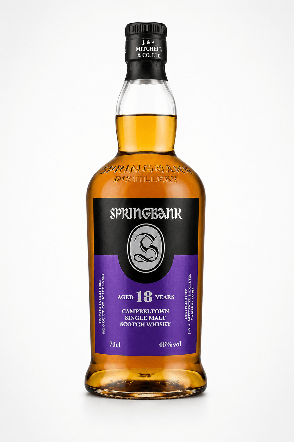 Springbank 18 Years – Campbeltown Single Malt Scotch Whisky 46% Vol. - Ahr Valley Whisky Cask Selection