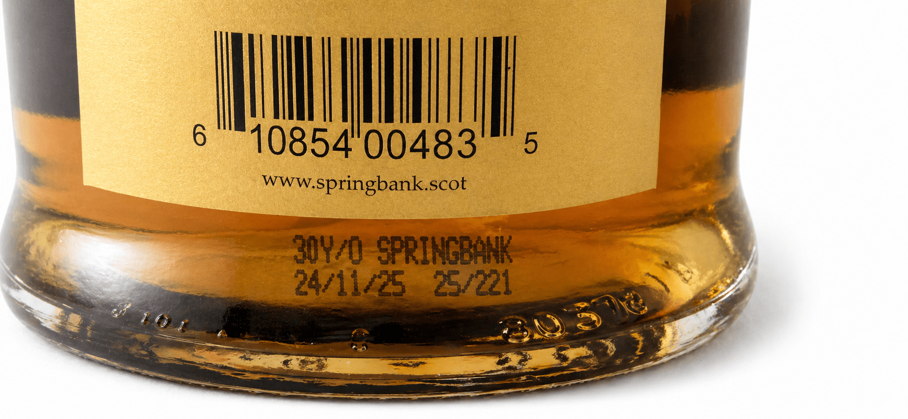 Springbank 30 Jahre Limited Edition Campbeltown Single Malt Scotch Whisky 46% 0,7L mit OVP - Ahr Valley Whisky Cask Selection