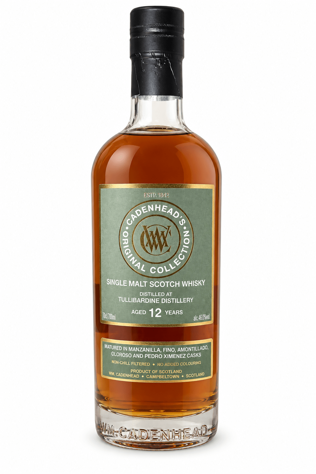 Tullibardine 12 Jahre – Cadenhead’s Spectrum Series 1.0 – 46 % – 0,7 l - Ahr Valley Whisky Cask Selection